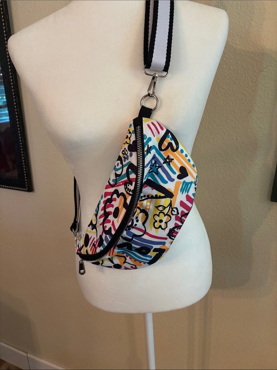 Brighton Handbags - Brighton Multicolor Abstract Print Crossbody